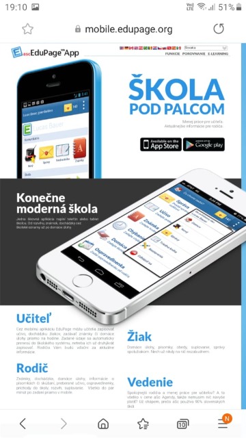 Mobilná aplikácia EduPage - Obrázok 3