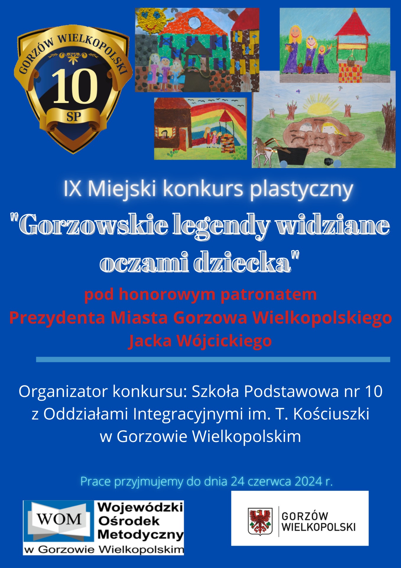 IX Miejski konkurs plastyczny "Gorzowskie legendy widziane oczami dziecka" 2024 - Obrazek 1
