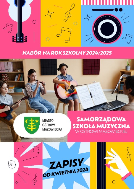 Samorządowa Szkoła Muzyczna I stopnia - rekrutacja 2024/2025 - Obrazek 1