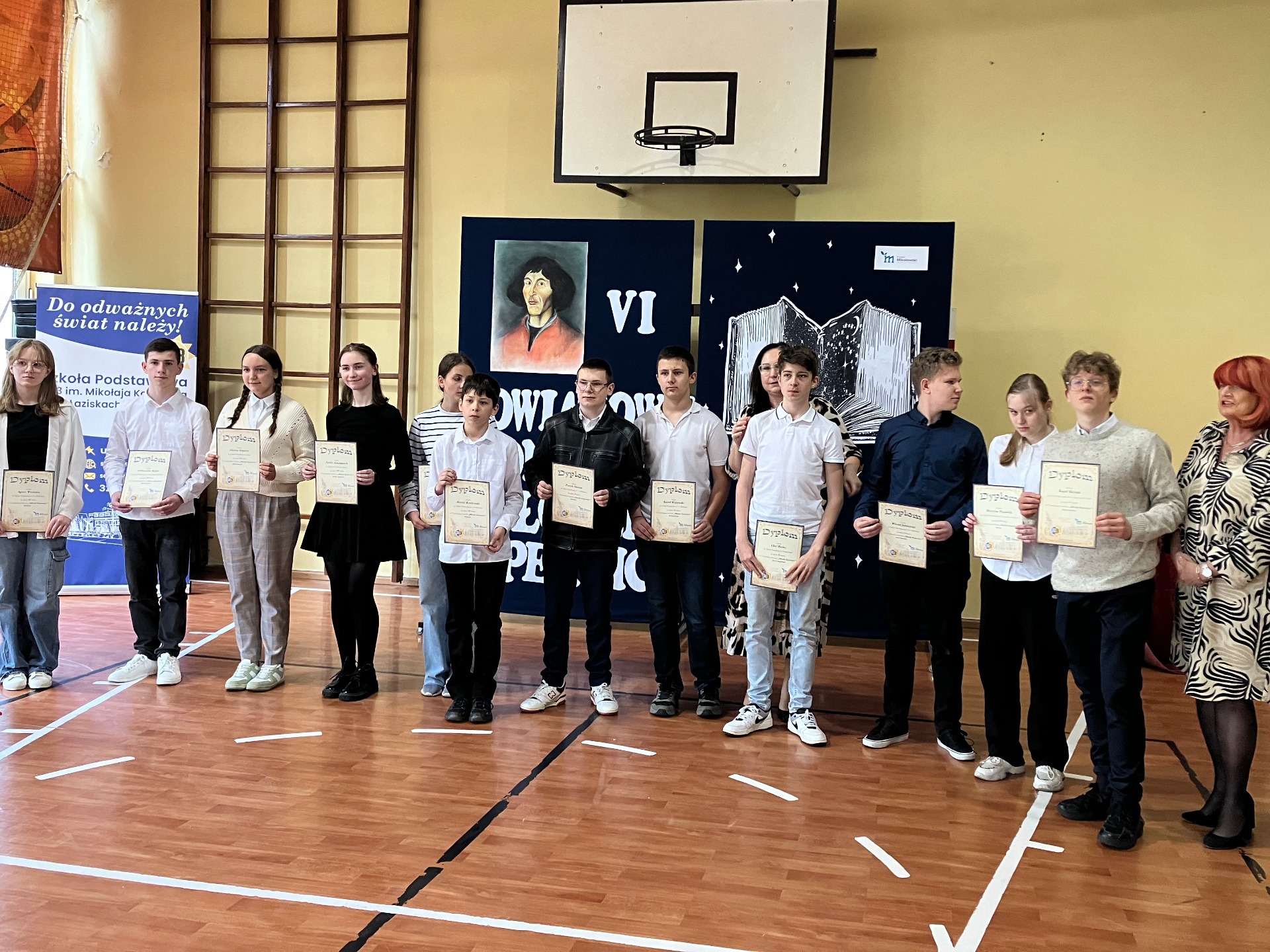 Laureaci VI Powiatowego Konkursu "Młodzi Kopernicy"