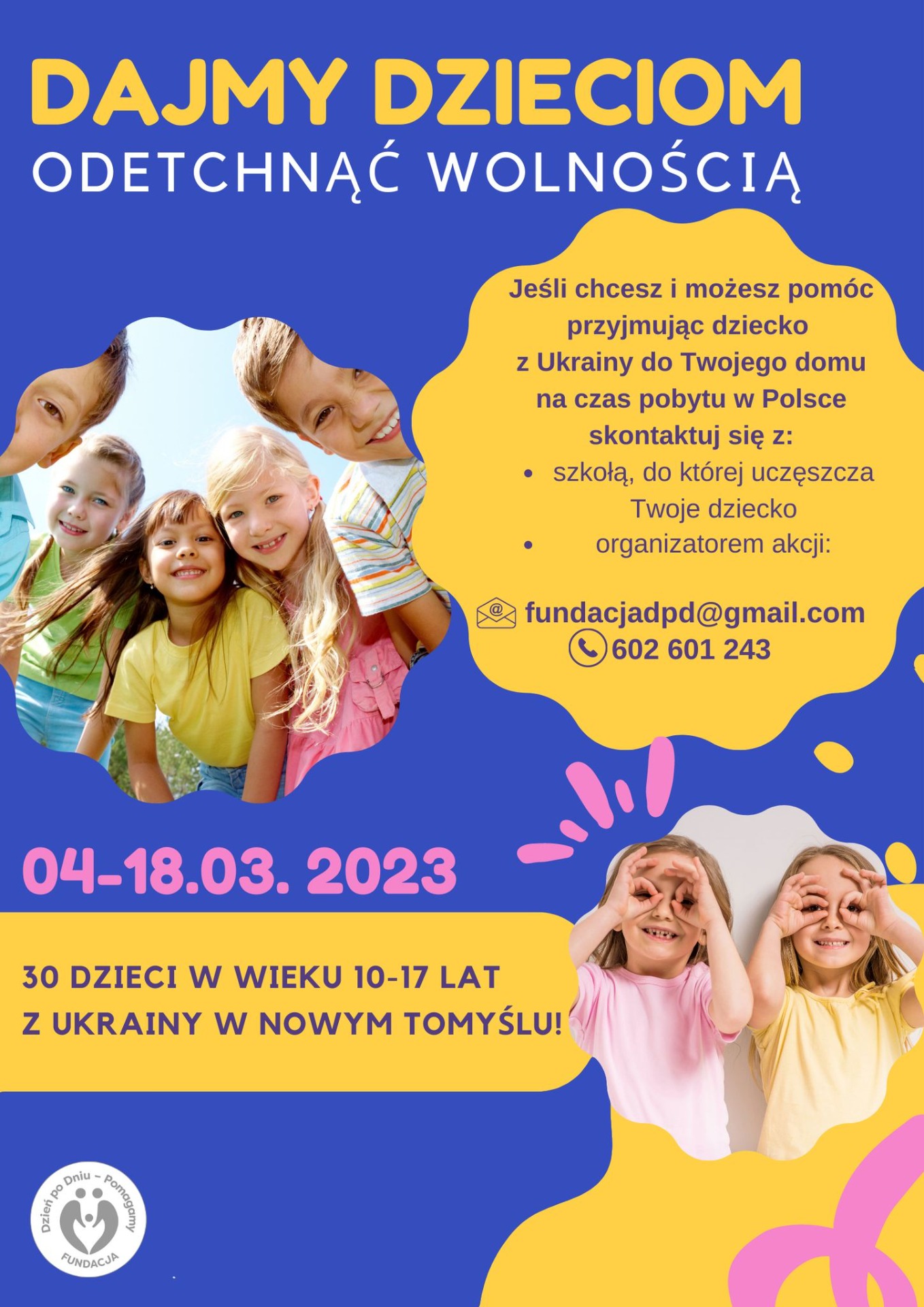 Dajmy ukraińskim dzieciom odetchnąć wolnością! - Obrazek 1
