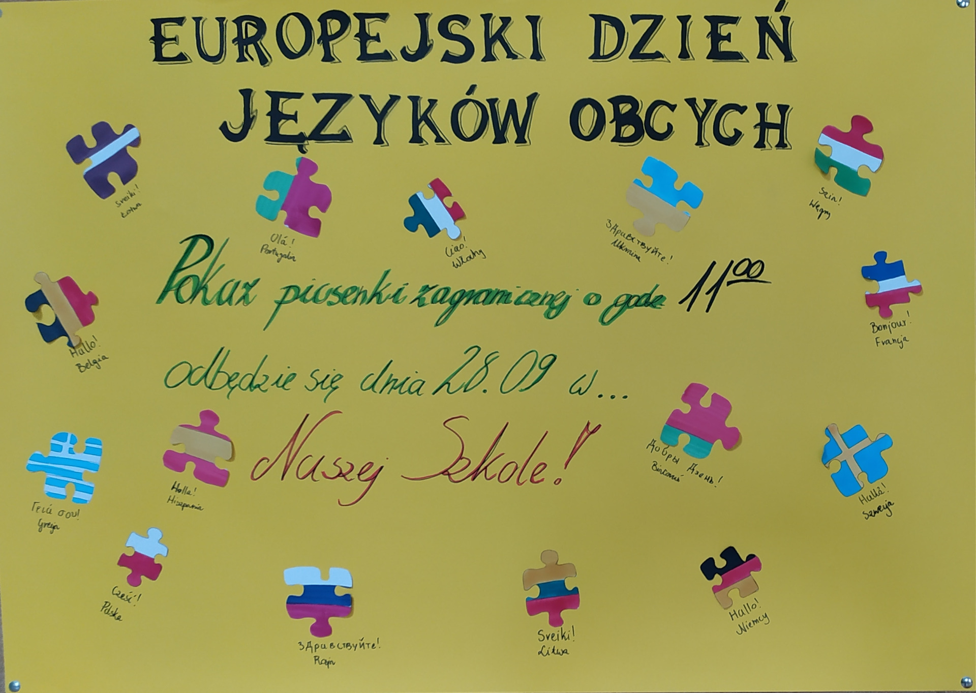 Koncert piosenki obcojęzycznej z okazji Europejskiego Dnia Języków w I LO w Mławie - Obrazek 6
