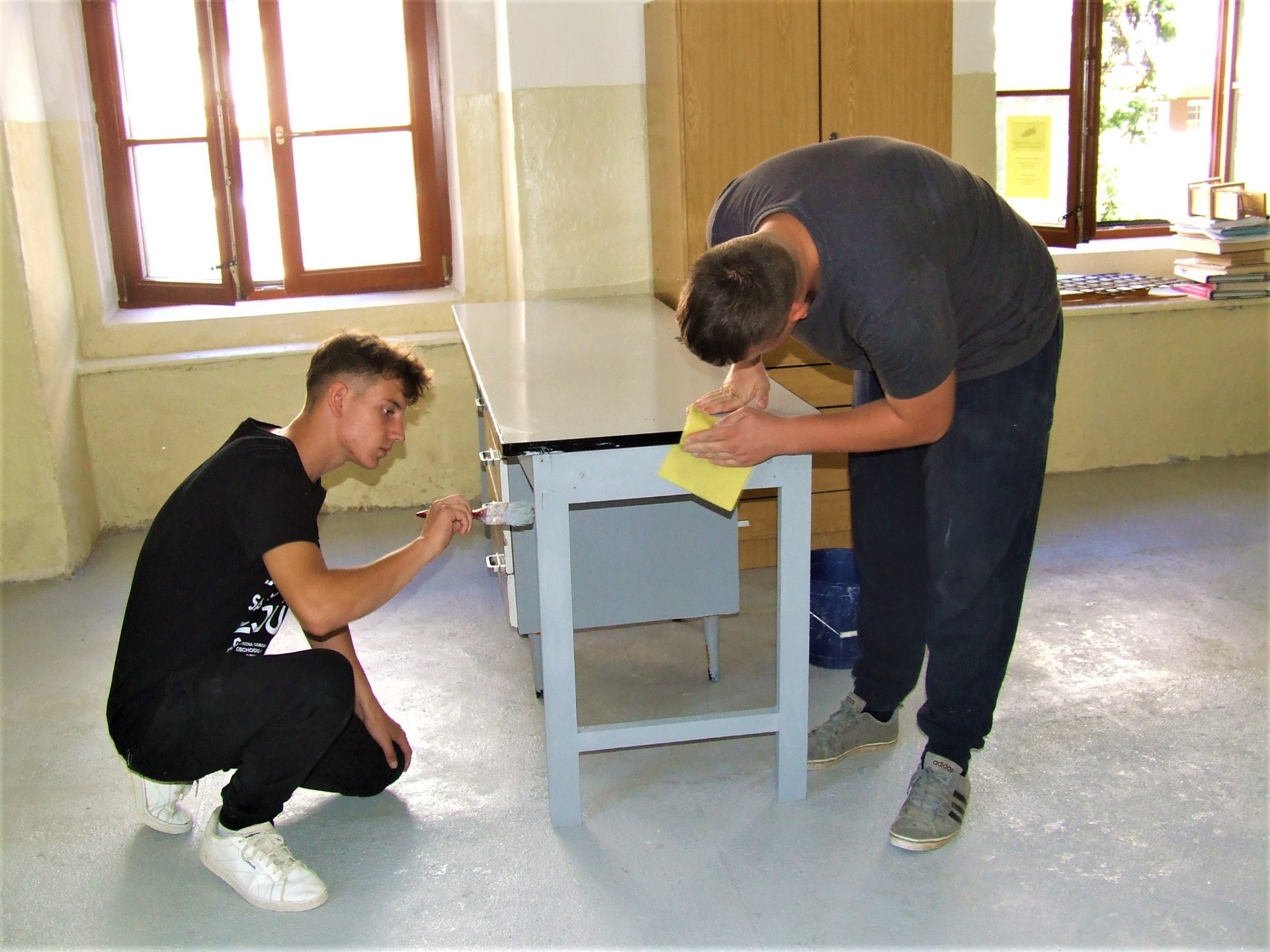 Inštalatéri rekonštruujú priestory pre odborný výcvik - Obrázok 1