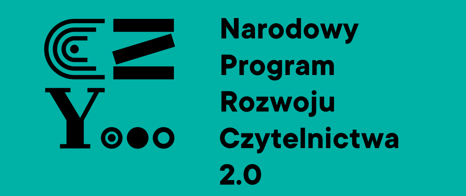 Logotyp z tekstem „Narodowy Program Rozwoju Czytelnictwa 2.0”