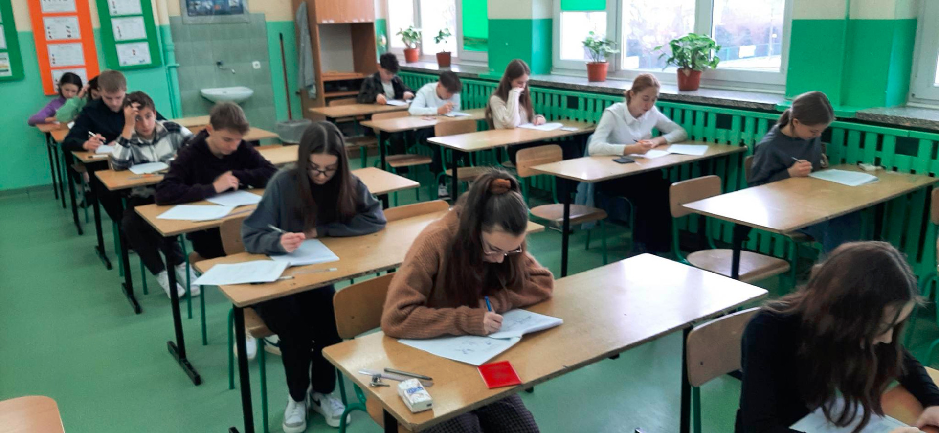 Próbny egzamin ósmoklasisty w naszej szkole - Obrazek 4