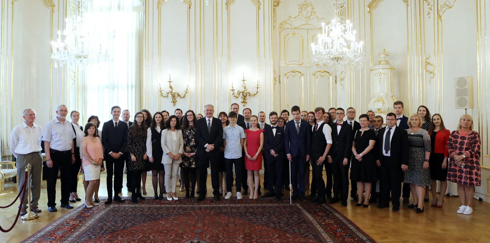 Prezident Andrej Kiska prijal finalistov OĽP - Obrázok 5
