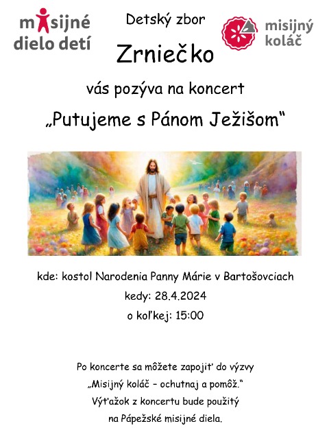 Koncert detského zboru ZRNIEČKO - Obrázok 1