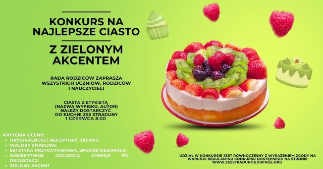 Konkurs na najsmaczniejsze ciasto z zielonym akcentem - Obrazek 1