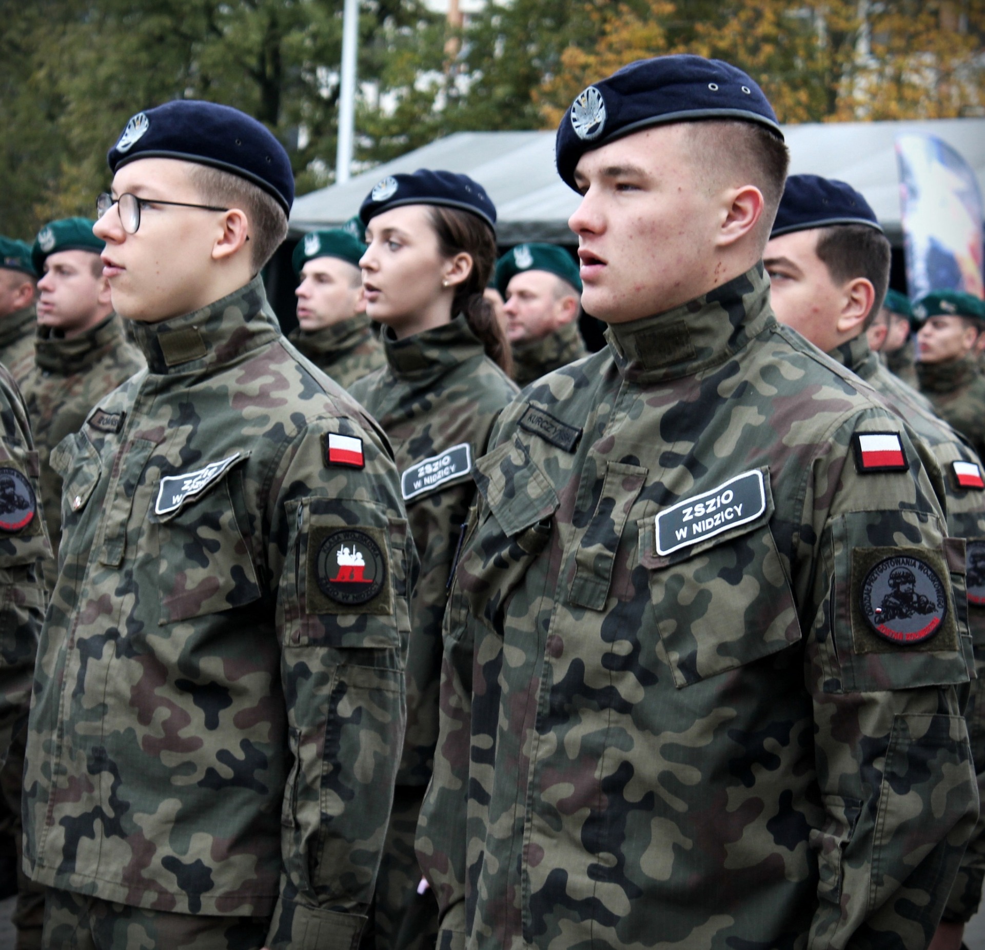 Klasy wojskowe ZSZiO w Nidzicy na święcie 9 Olsztyńskiego Batalionu Dowodzenia - Obrazek 3