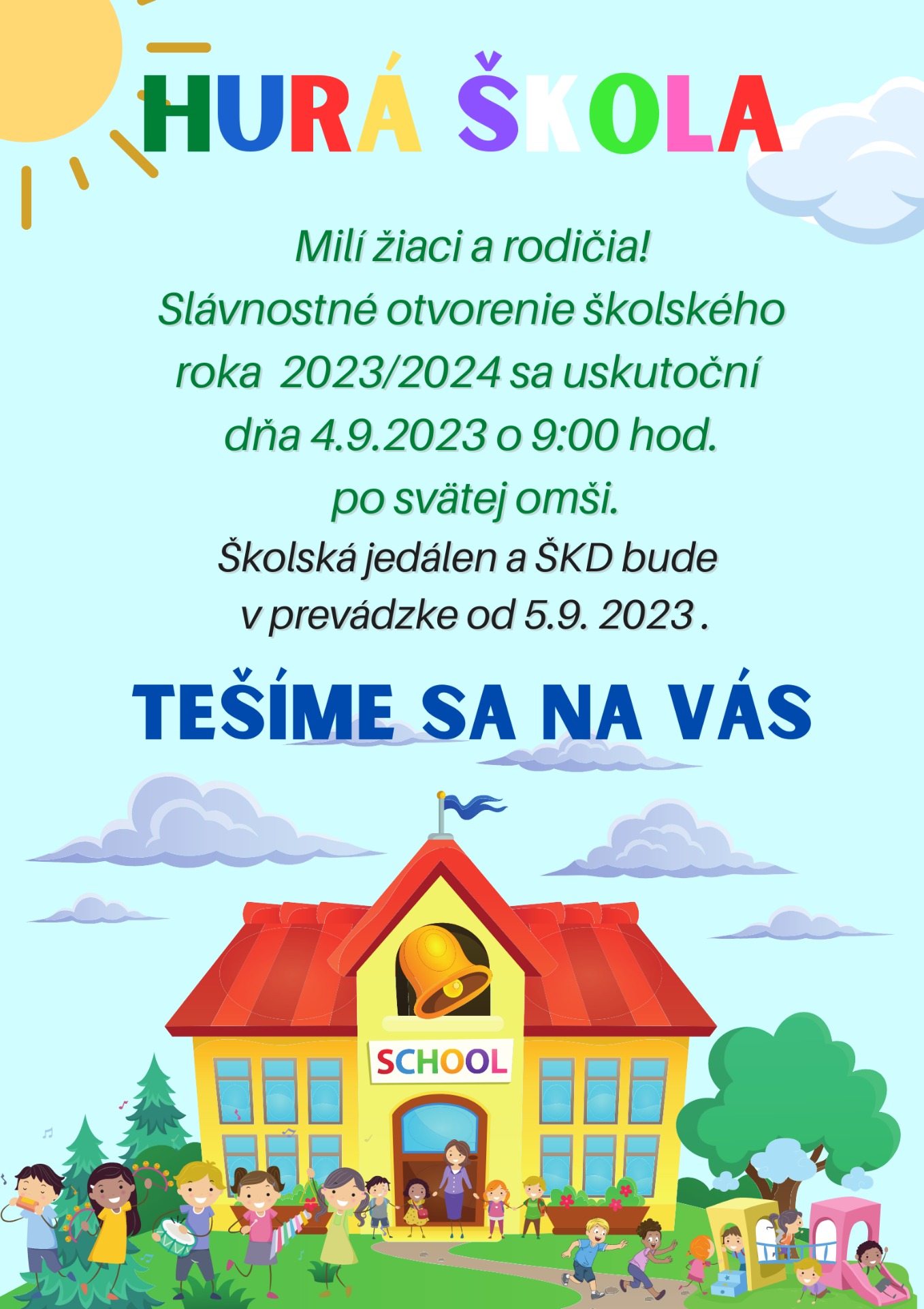 Slávnostné otvorenie školského roka 2023/2024 - Obrázok 1